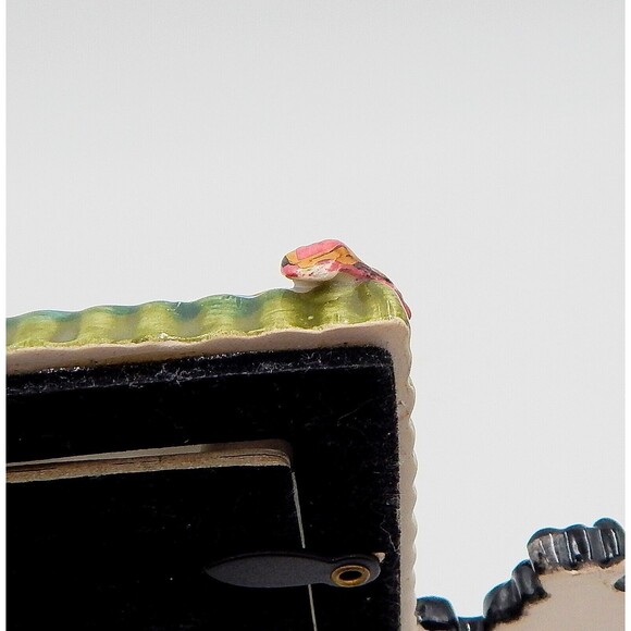 Blue Sky Clayworks Black Bear Picture Frame 2003 Heather Goldminc 4x6 Picture - Picture 10 of 11